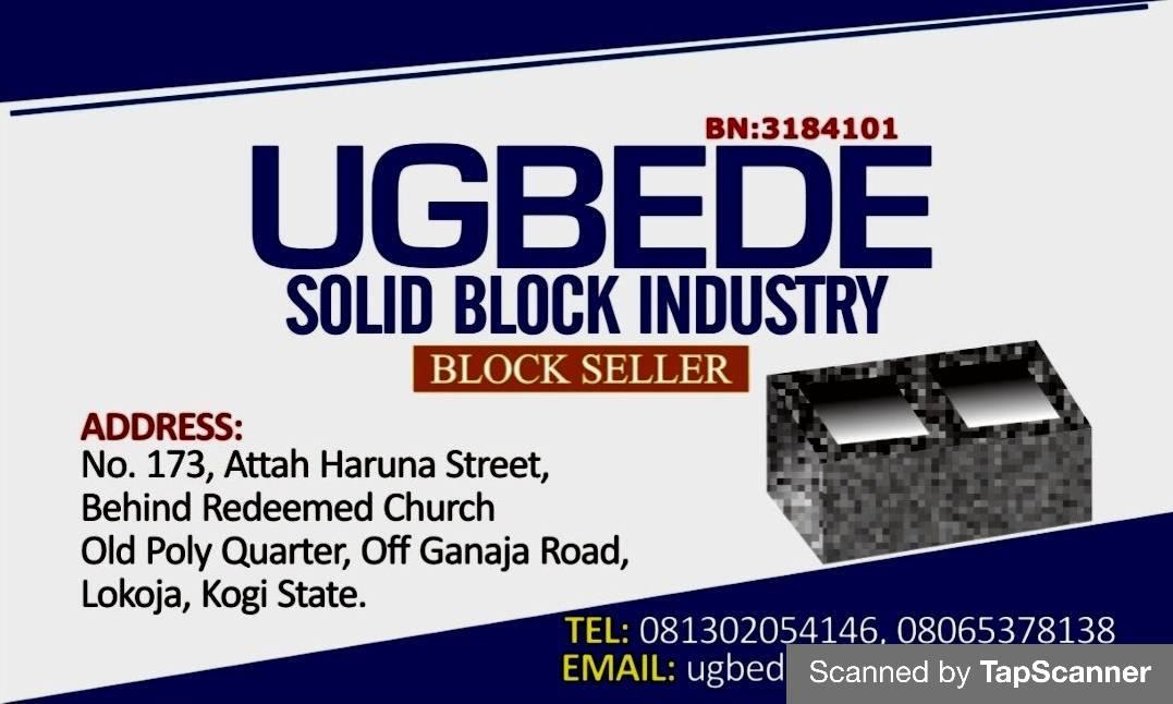 Ugbede solid block industry 